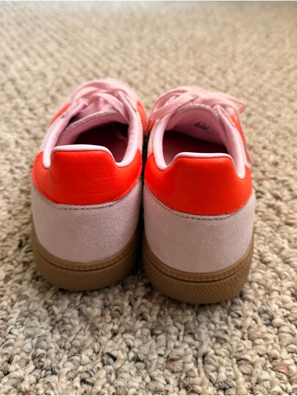 New Without Tags adidas Handball Spezial Women’s 8 Pink & Orange Sneakers - Picture 5 of 8